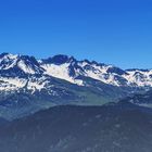 Massif du Mont Blanc ( Point de vue de Bisanne )