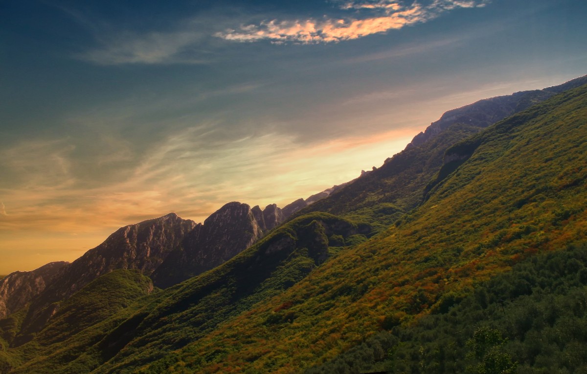 Massiv Monte Baldo bei Malcesine