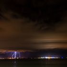 Massive Shelfcloud With Lightning @ Night