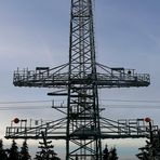 Mast auf dem kleinen Fichtelberg