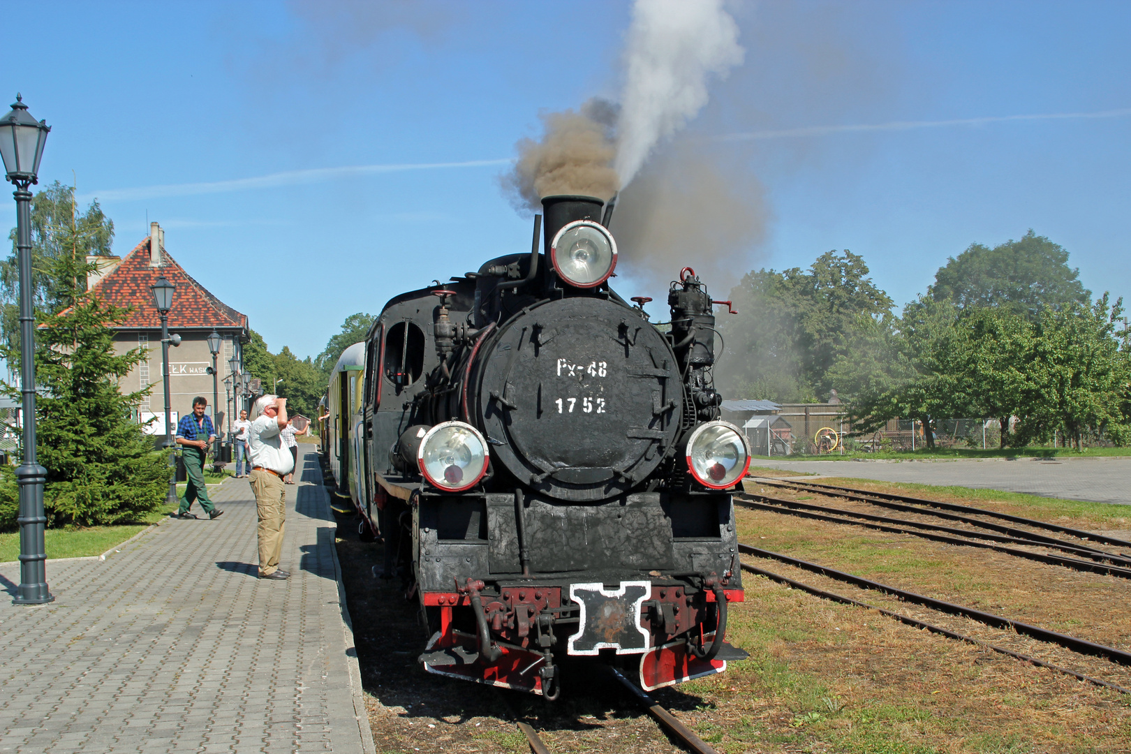 Masuren: Der Bahnhof von Elk