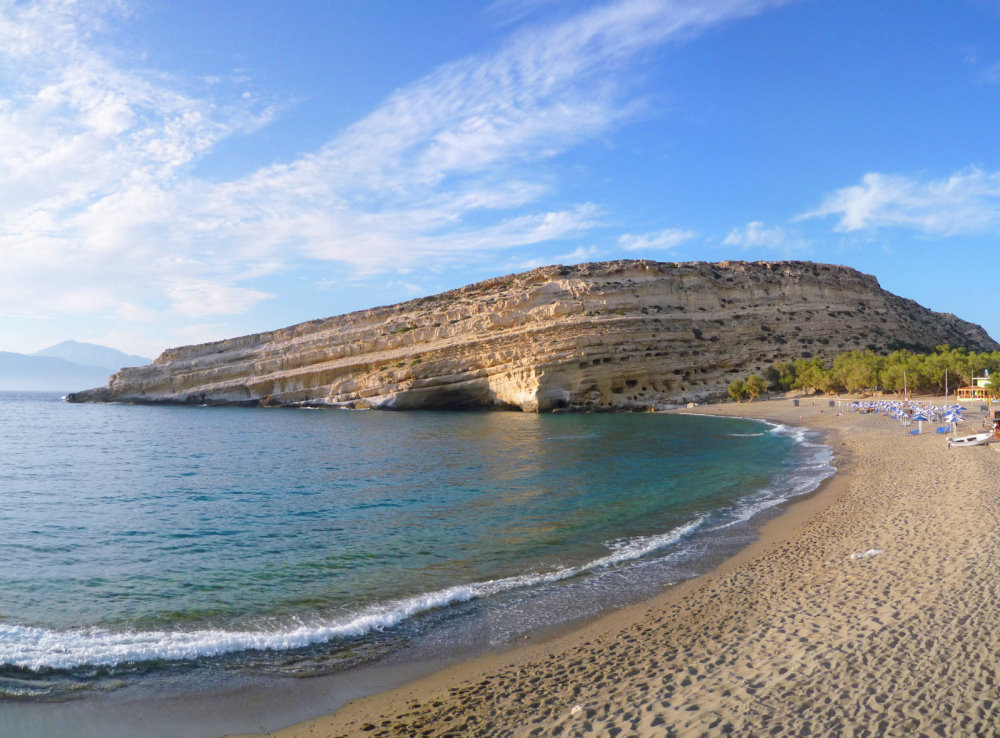  Matala  Strand  Foto Bild europe greece crete kreta  