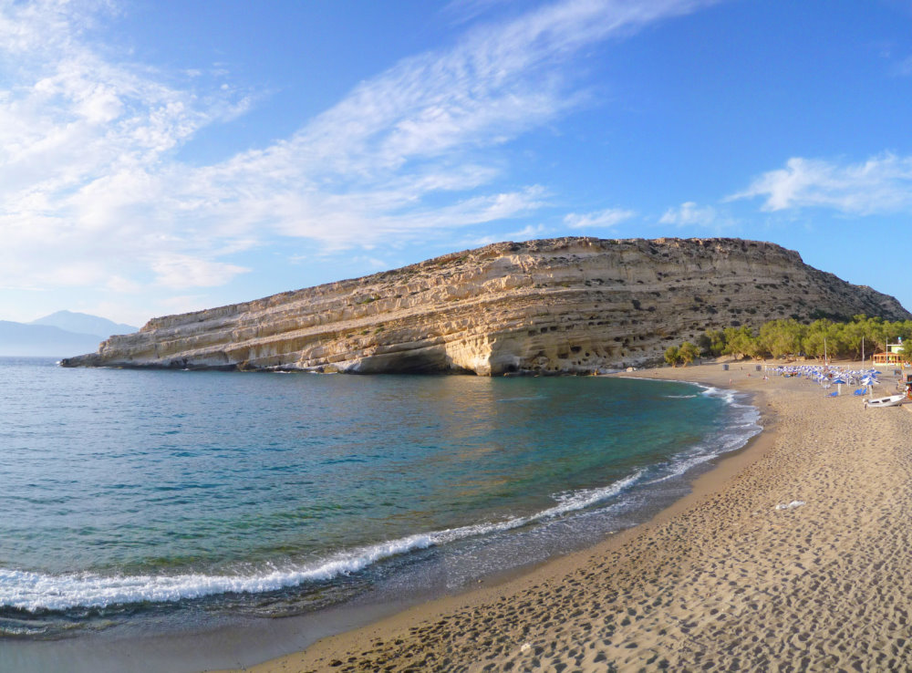 Matala Strand Foto Bild europe greece crete kreta Matala Strand Foto Bild europe greece crete kreta