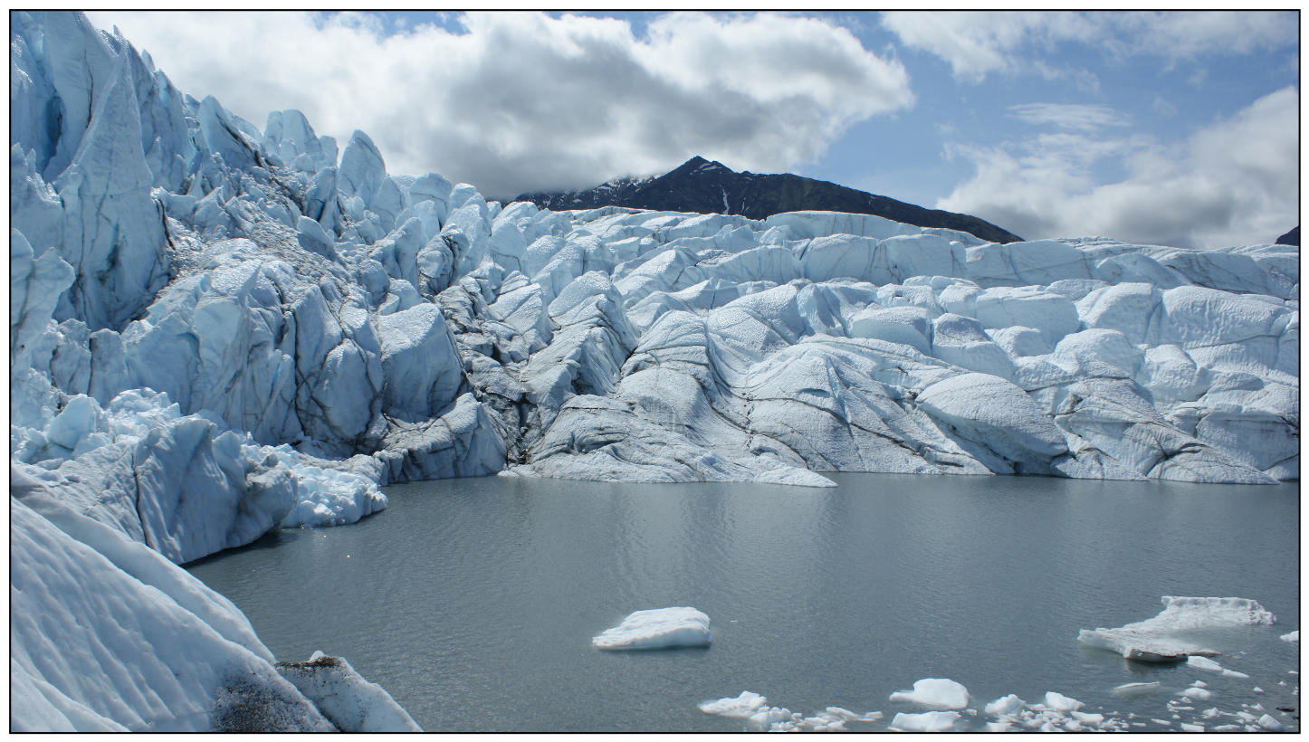 Matanuska Gletscher.