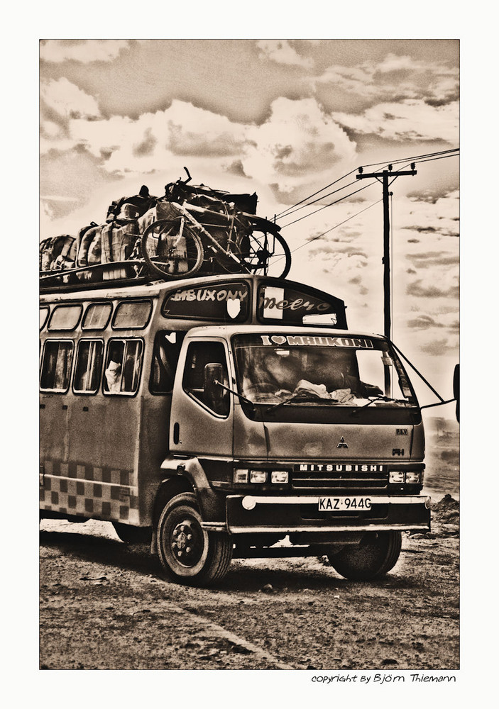 Matatu reisen in Afrika