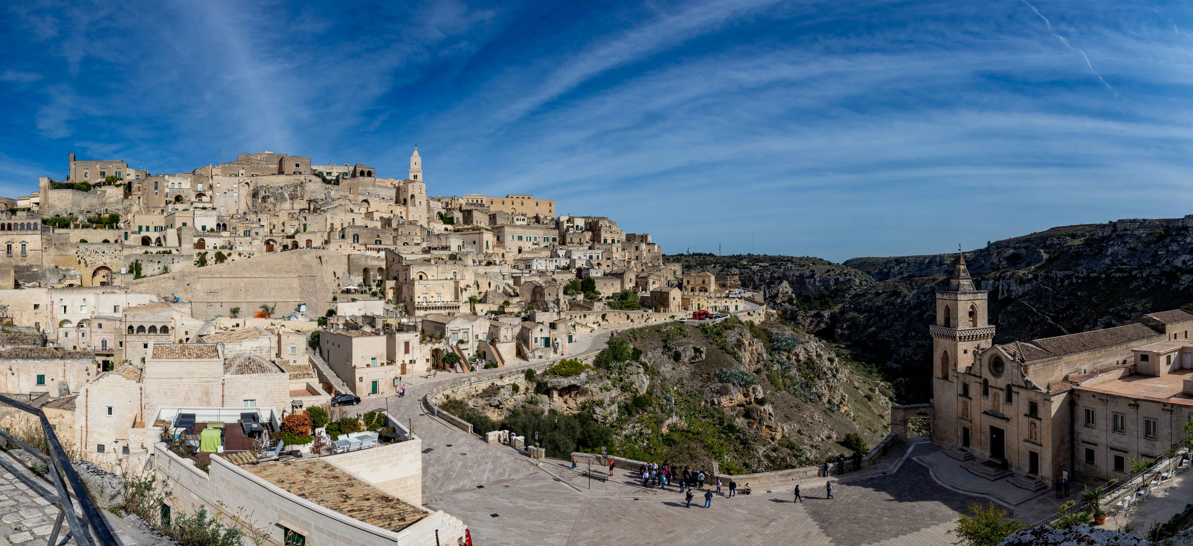 Matera bei Tageslicht