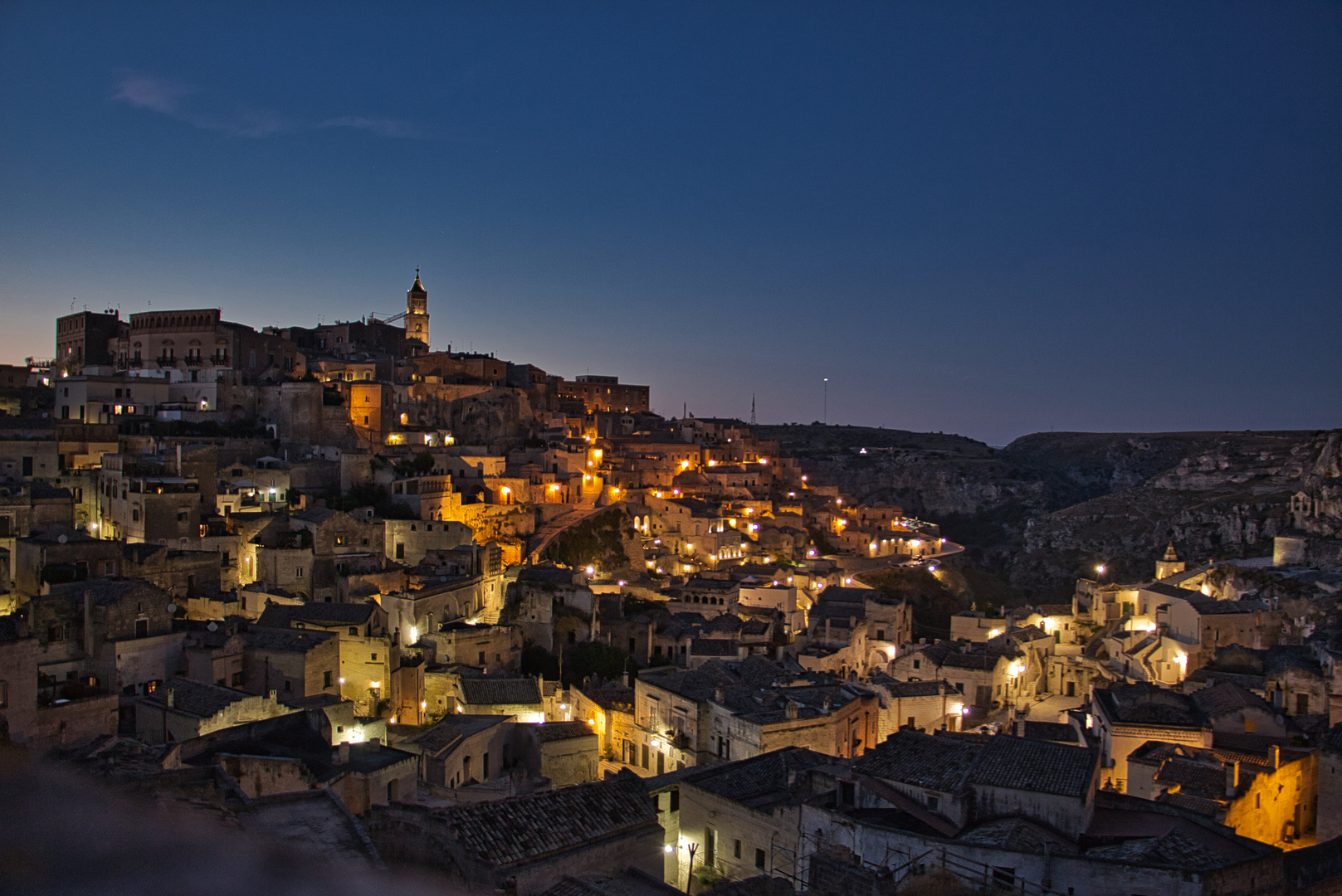 Matera by night