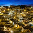 Matera, die "sassi" zur blauen Stunde 