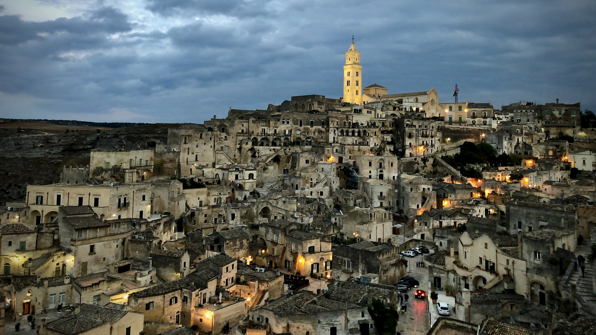 Matera Italy at Night (2019)