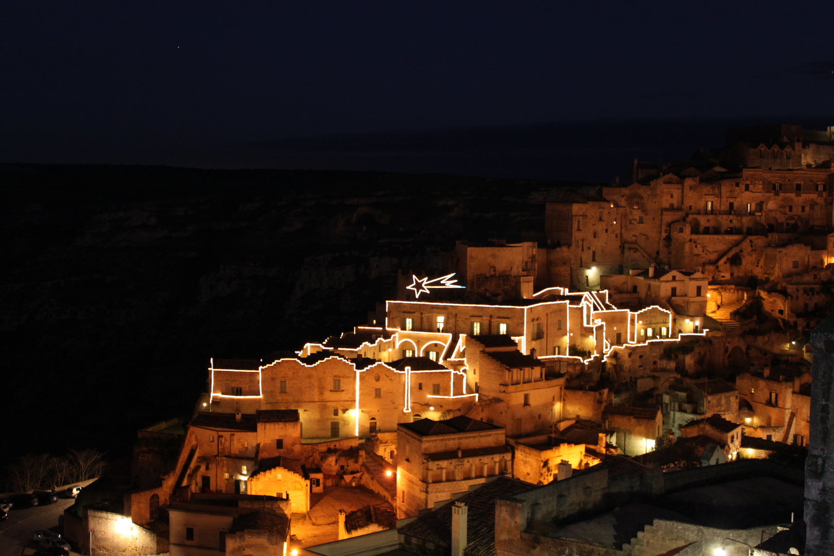 Matera -notturno natalizio-