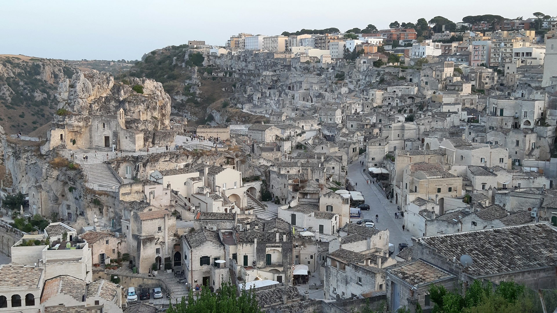 Matera Stadt aus Steinen 