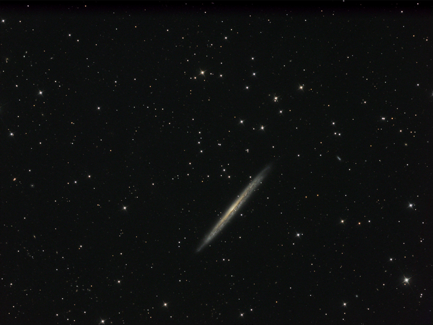 Materiebogen um NGC 5907