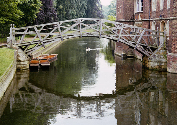 Mathematiker-Brücke in Cambridge