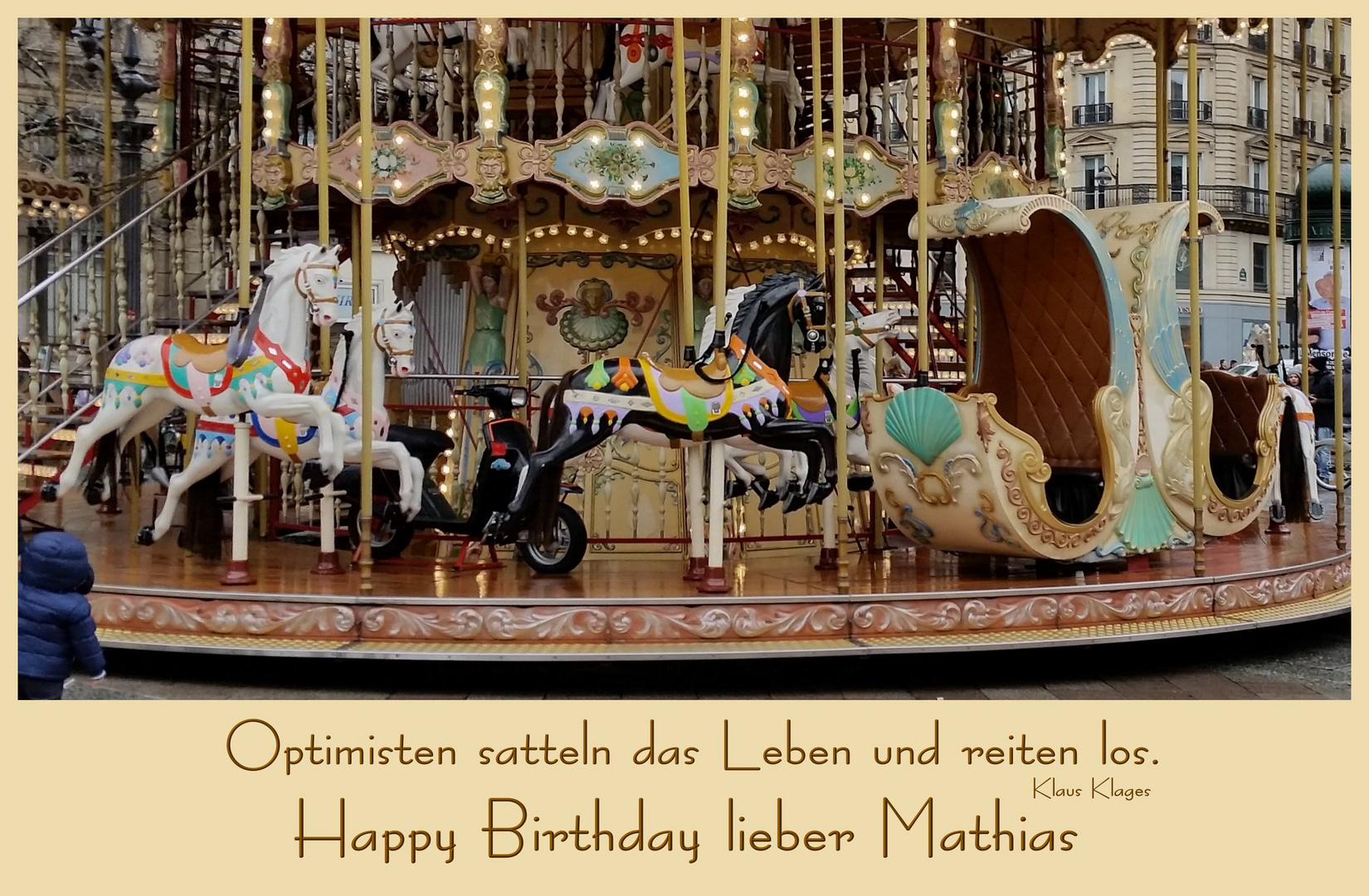 Mathias hat Geburtstag