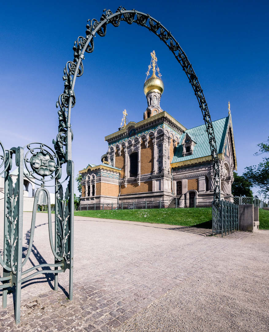 Mathildenhohe Darmstadt Russische Kapelle Foto Bild Art Kunst Denkmal Bilder Auf Fotocommunity