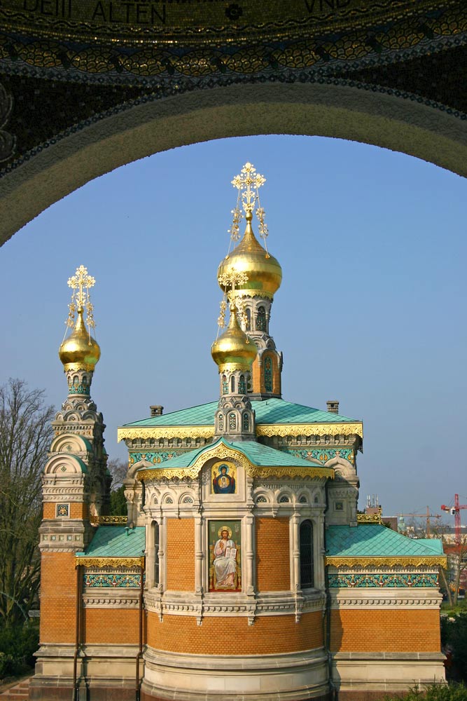 Mathildenhöhe, Russische Kapelle in Darmstadt