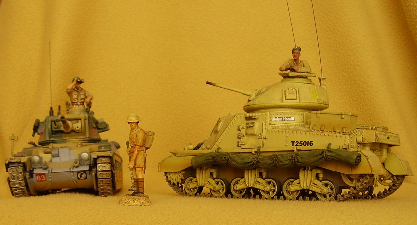 Matilda & Grant tanks, 8th Army - Lybie 1941