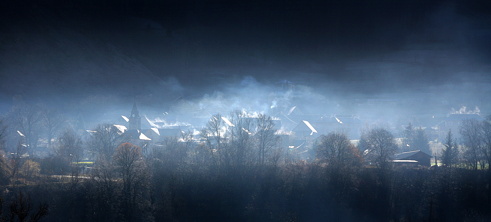 Matin bleu en Valjouffrey