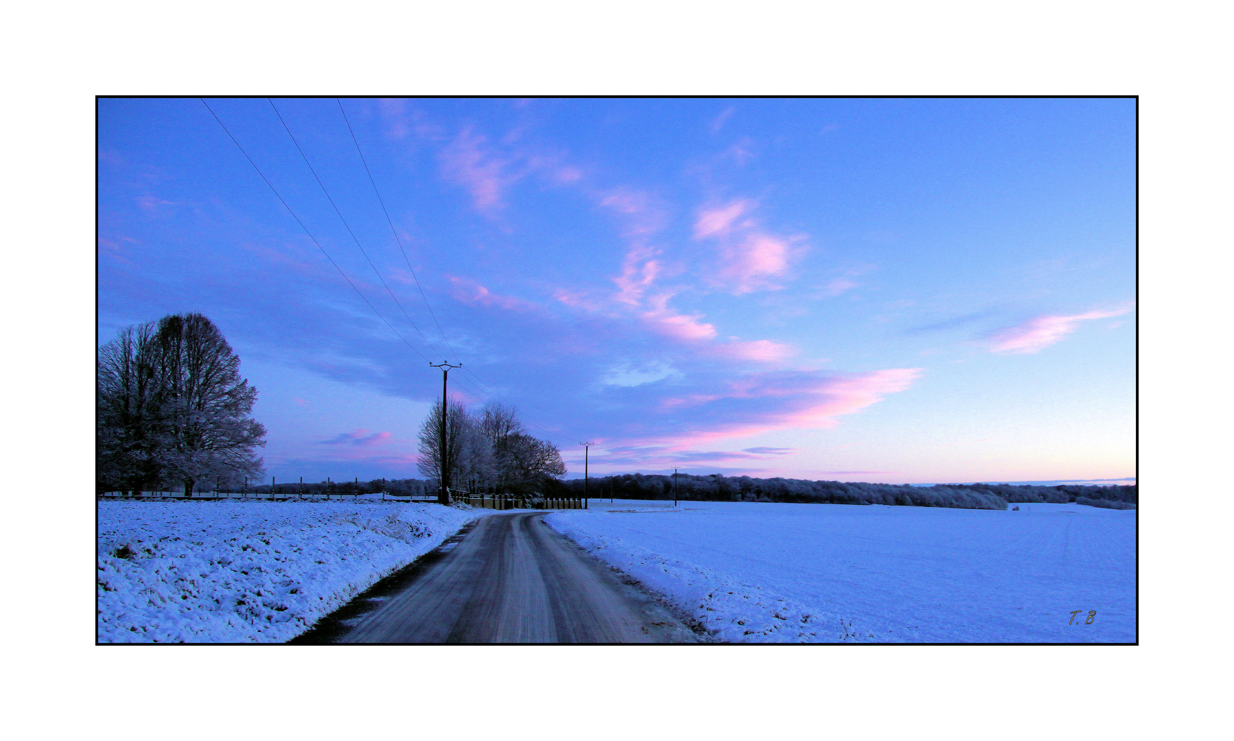 Matin de décembre en Picardie