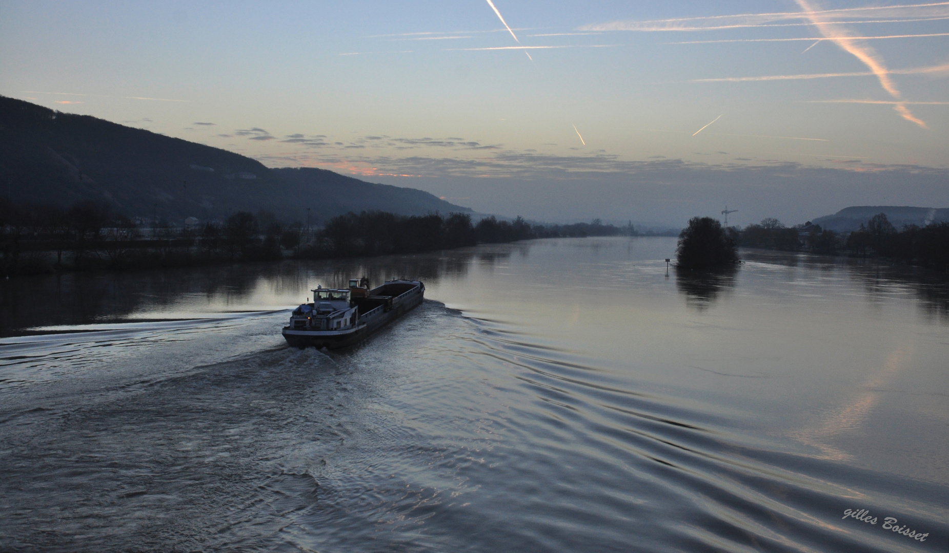 matin d'hiver sur la Seine