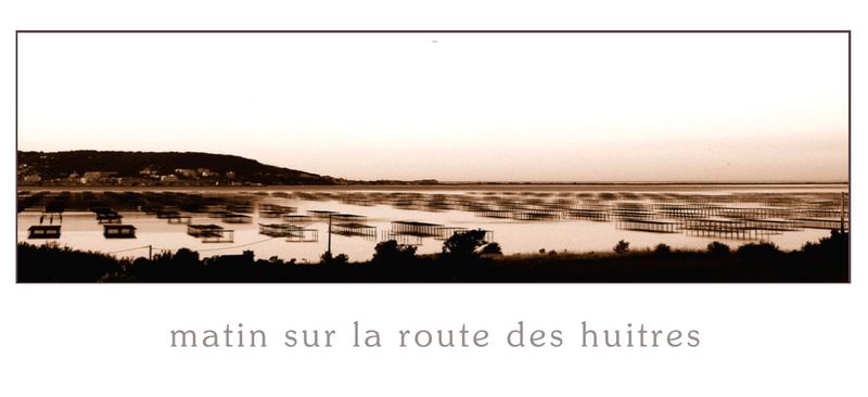 matin sur la route des huitres