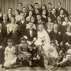 matrimonio di figurinai di Lucchio emigrati in America - anni 30