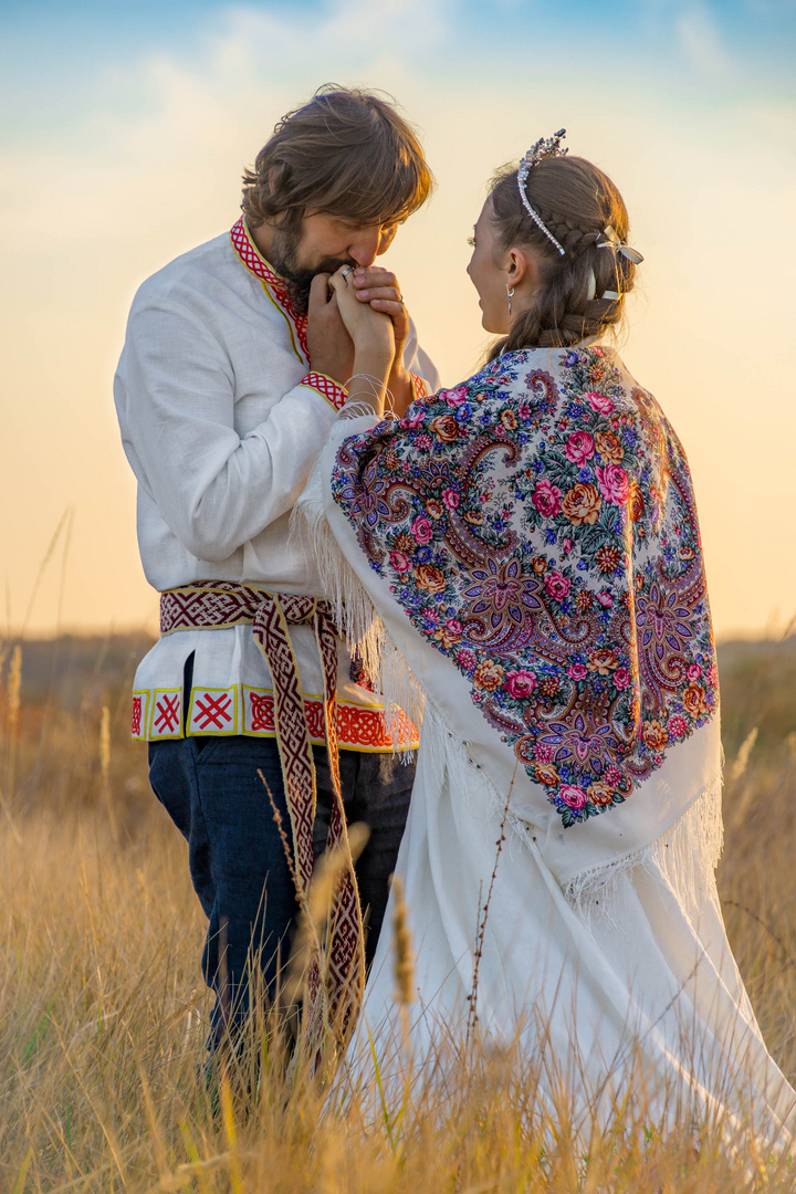 Matrimonio in stile slavo