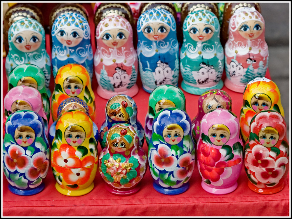 Matryoshkas in Moscow