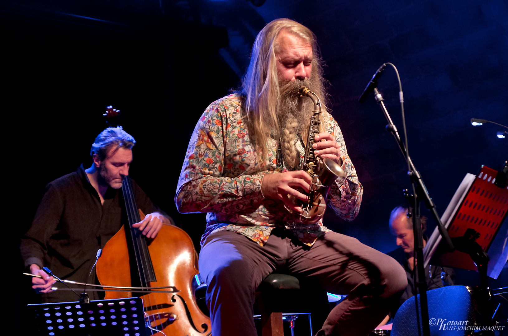 Mats Eilertsen Trygve Seim Markuu Ounarski Foto & Bild live, jazz