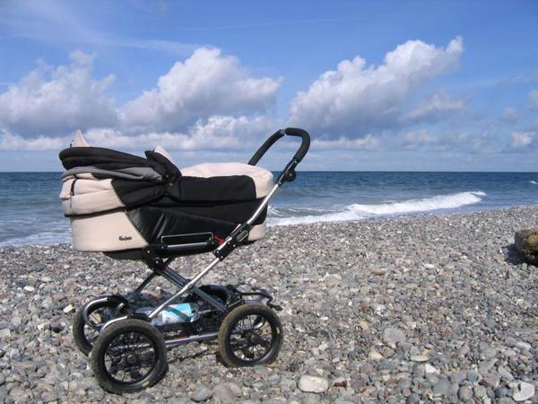 Matteo am Strand