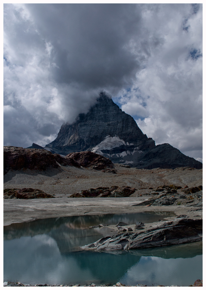 Matterhorn am trockenen Steg