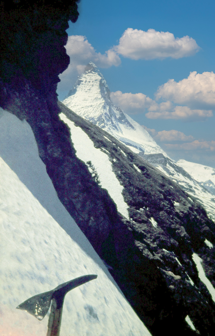 Matterhorn aus der Rimpfischhorn Westwand