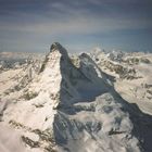 Matterhorn aus der Vogelperspektive