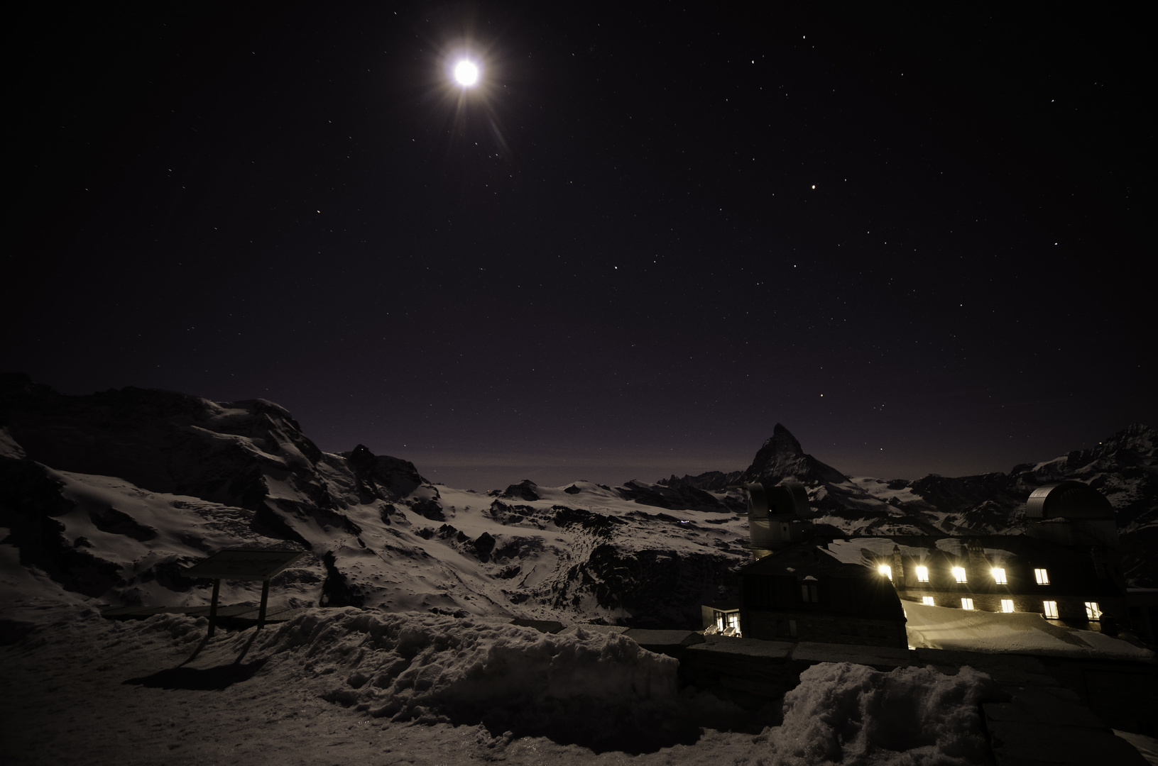 Matterhorn bei Nacht