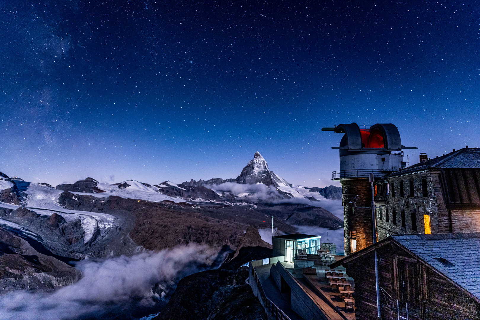 Matterhorn bei Nacht