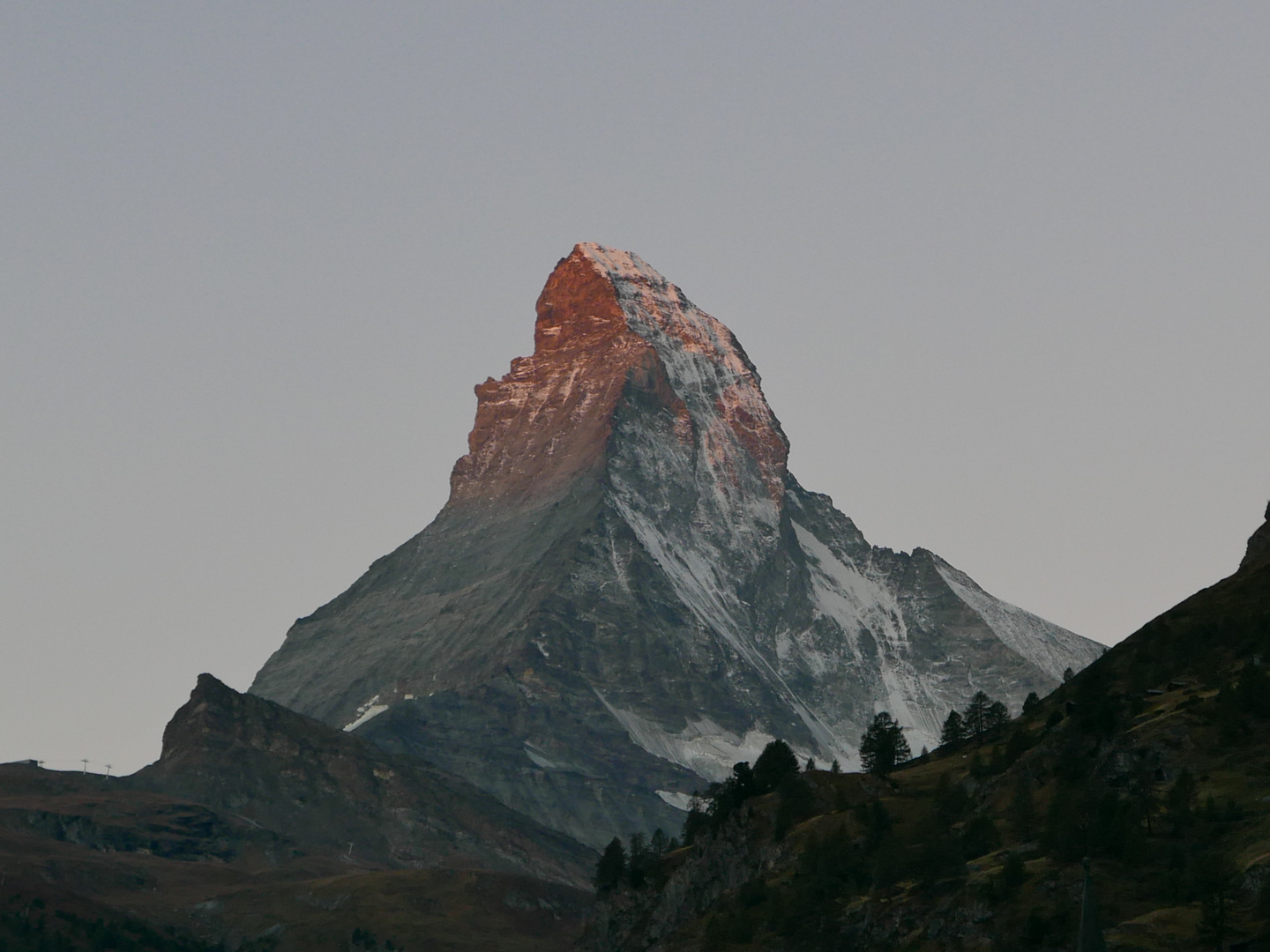 Matterhorn beim Sonnenaufgang