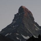 Matterhorn - beleuchteter Hörnligrat