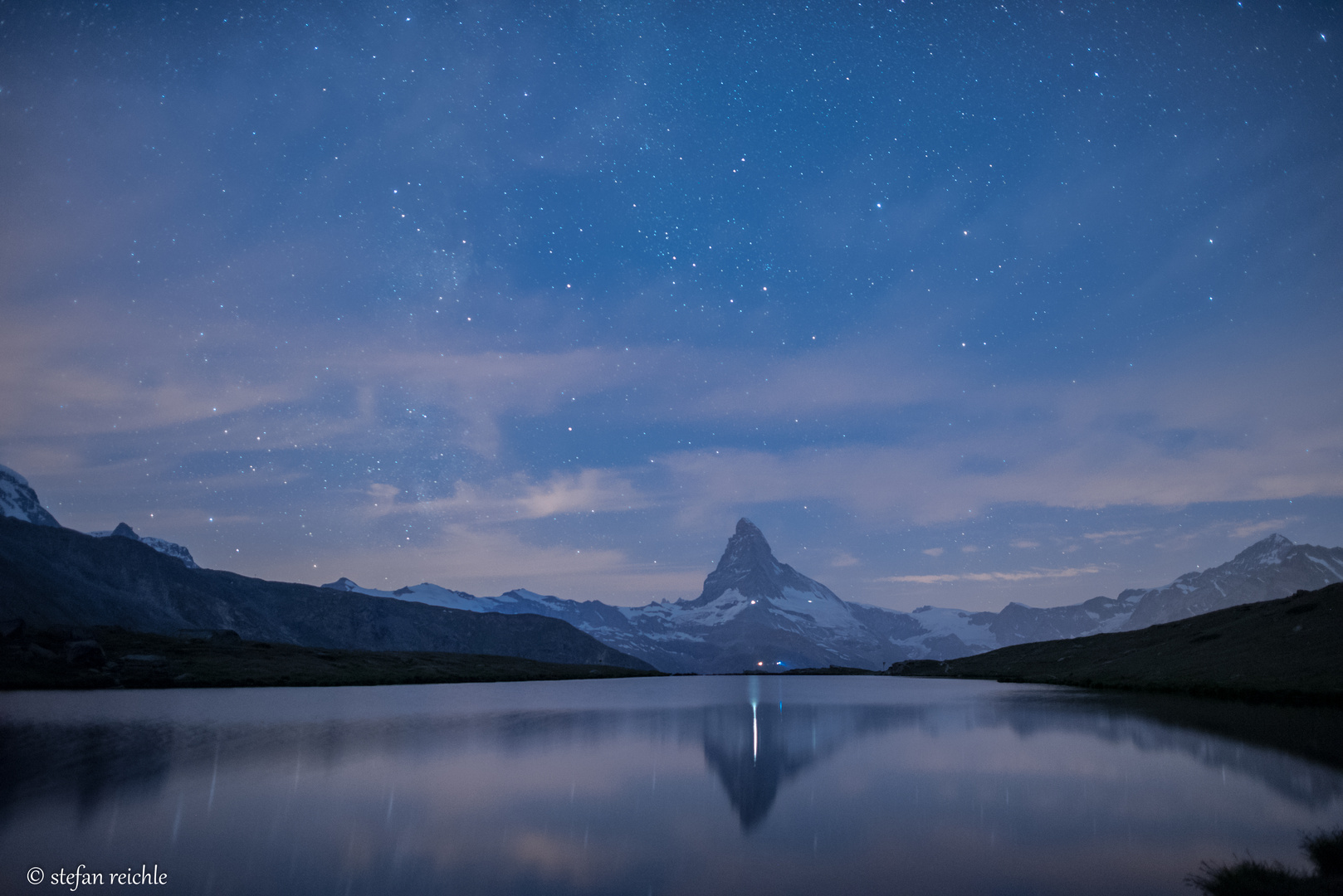 Matterhorn by night