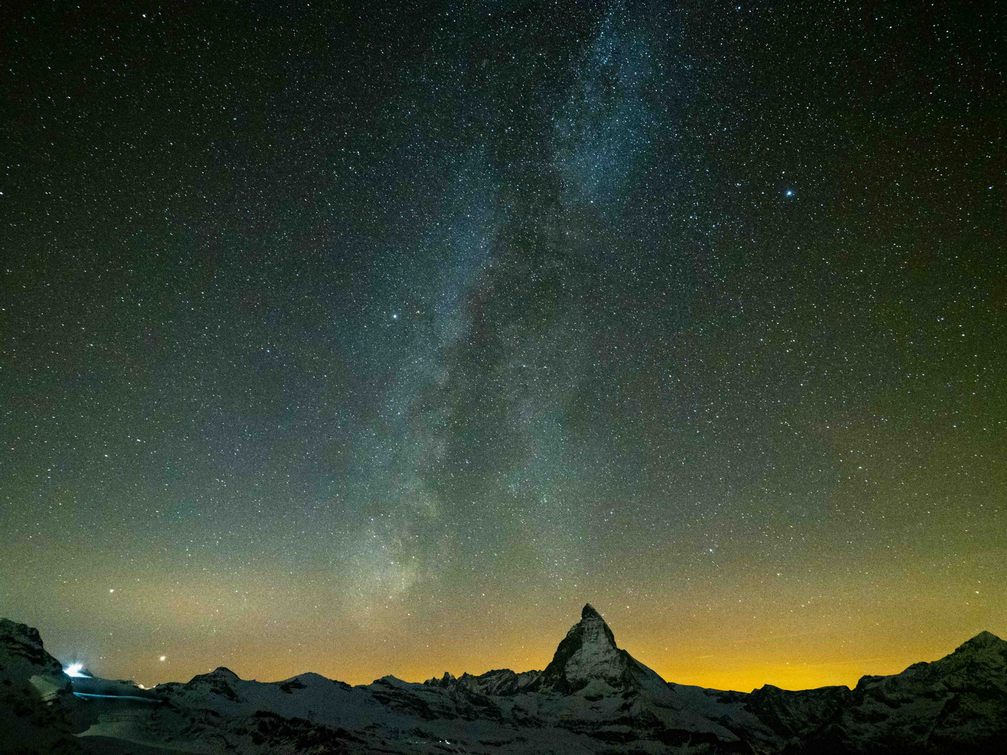 Matterhorn by night