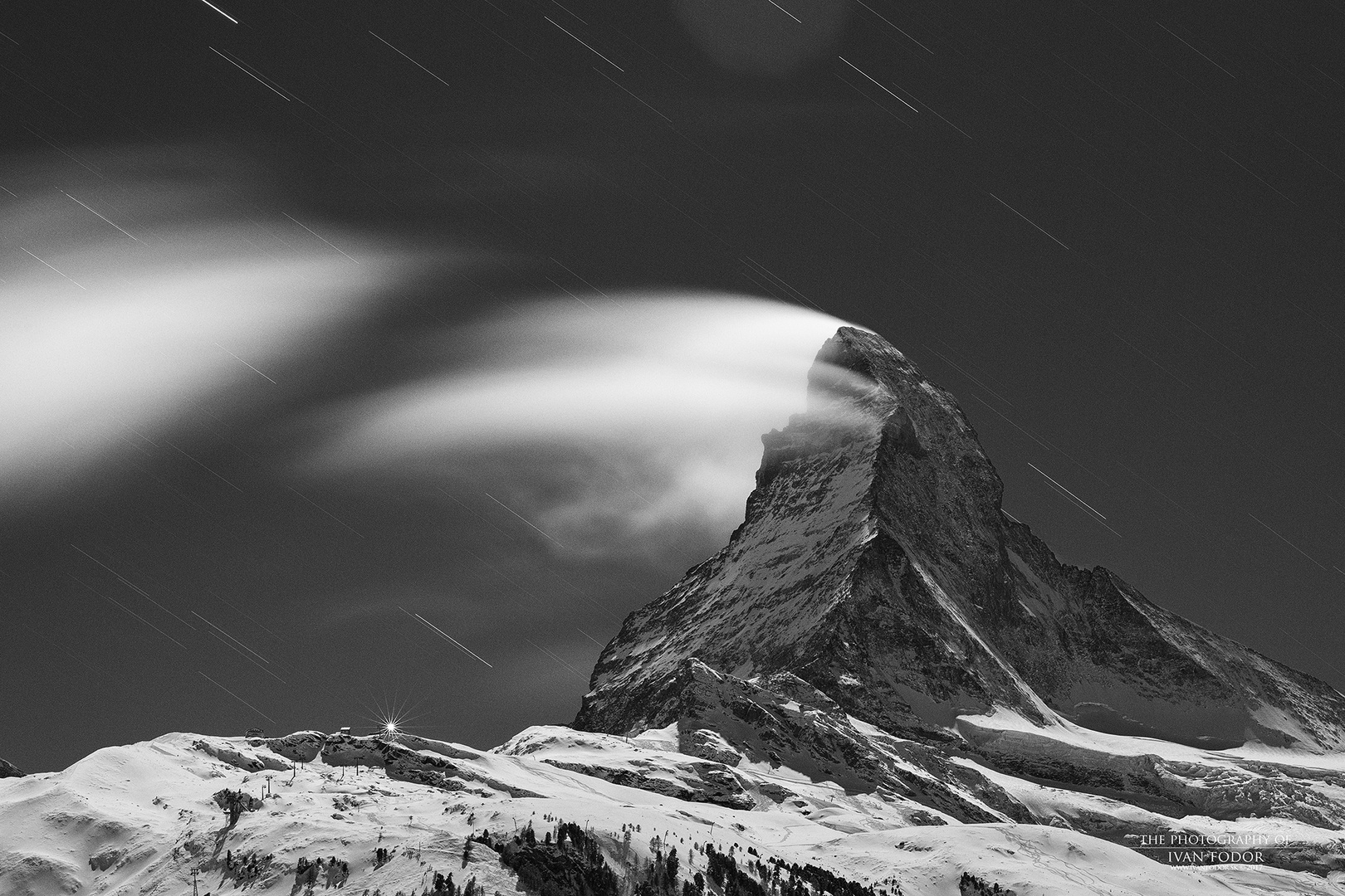 Matterhorn by night