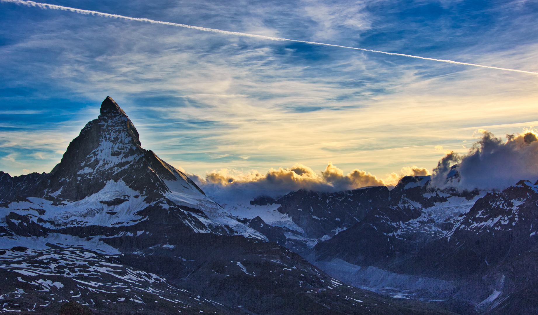 Matterhorn im Abendlicht 1421