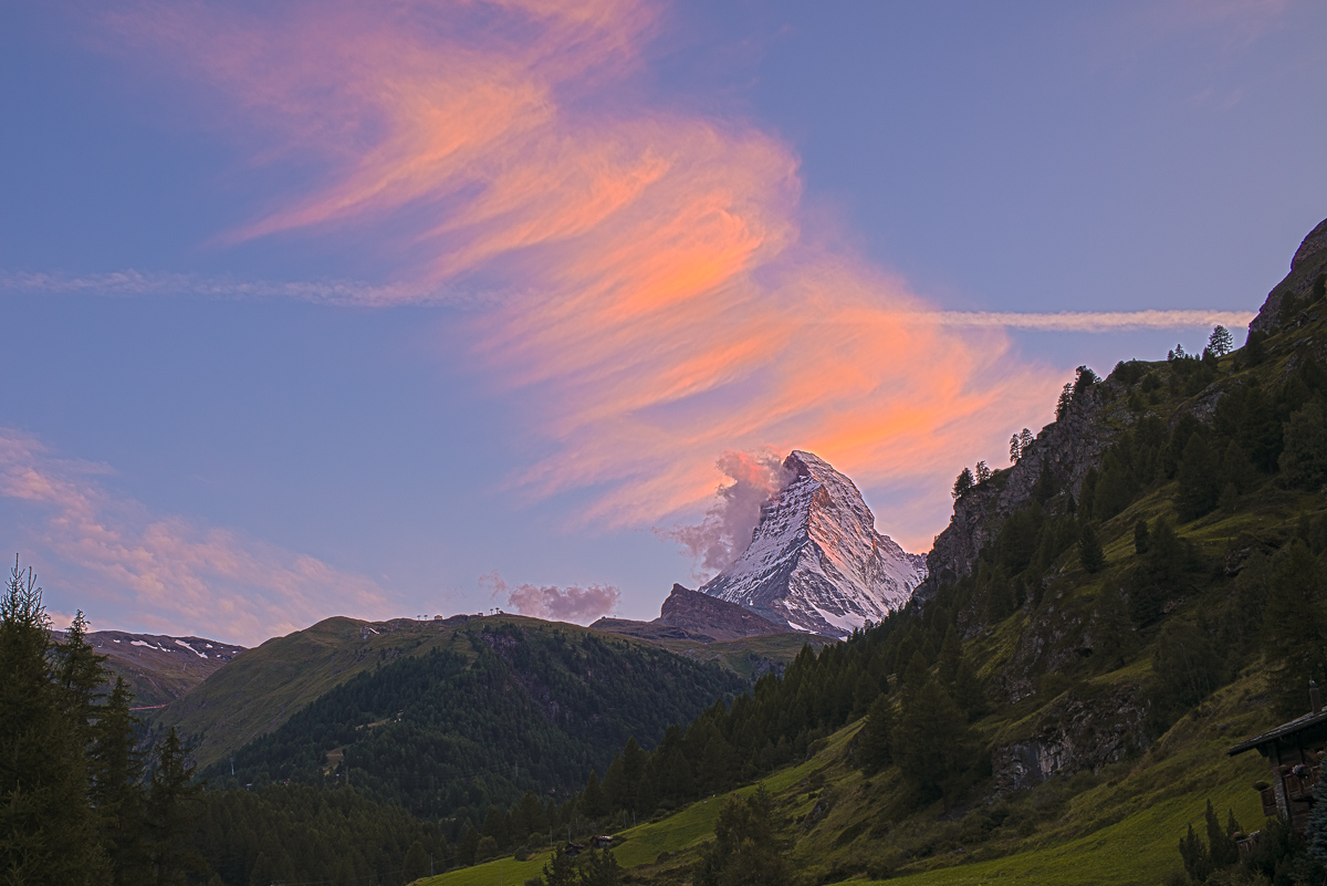 Matterhorn im Abendlicht