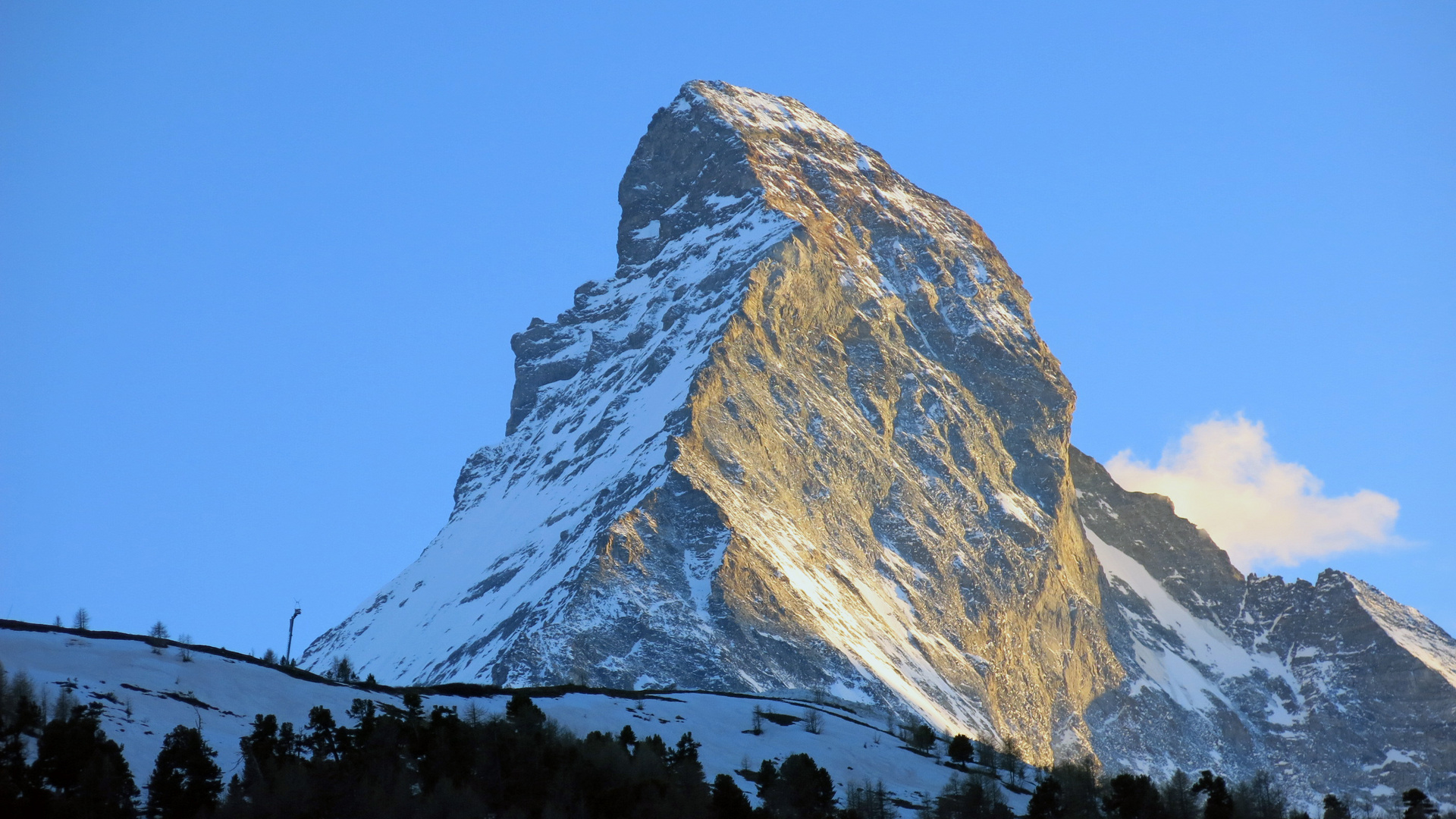 Matterhorn im Abendlicht