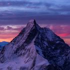 Matterhorn im ersten Morgenlicht