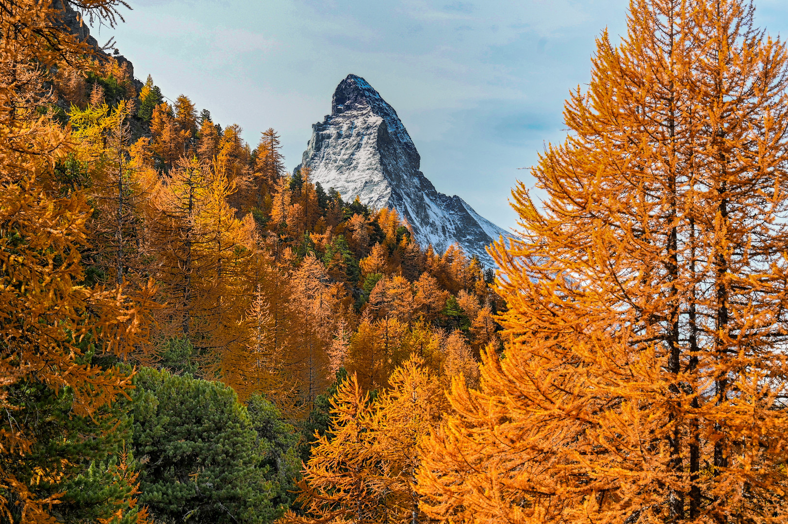 Matterhorn im Herbst