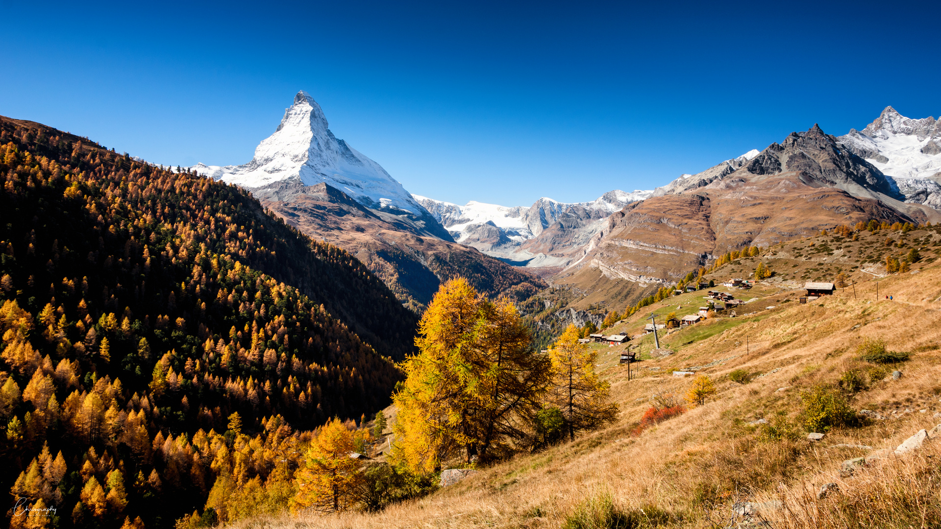 Matterhorn im Herbstkleid