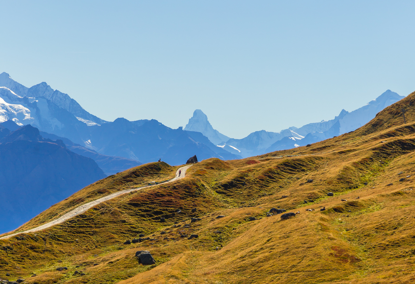 Matterhorn im Horizont