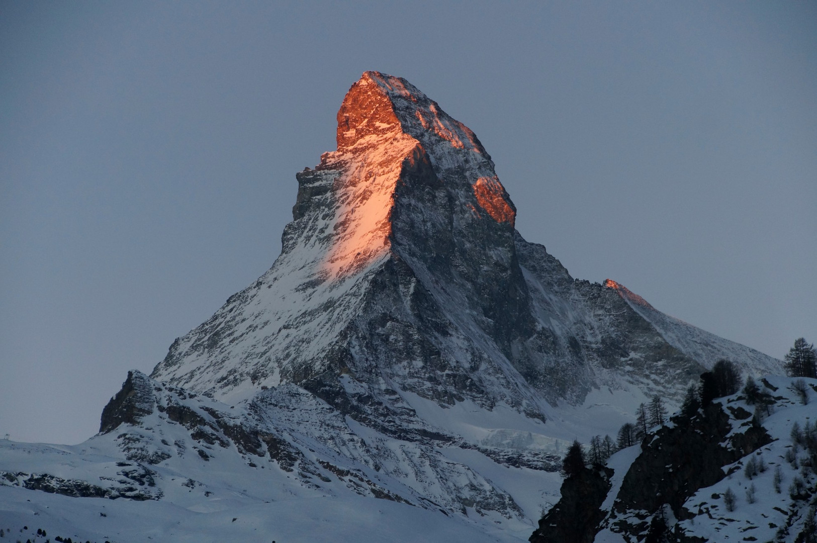 Matterhorn im März. 2013