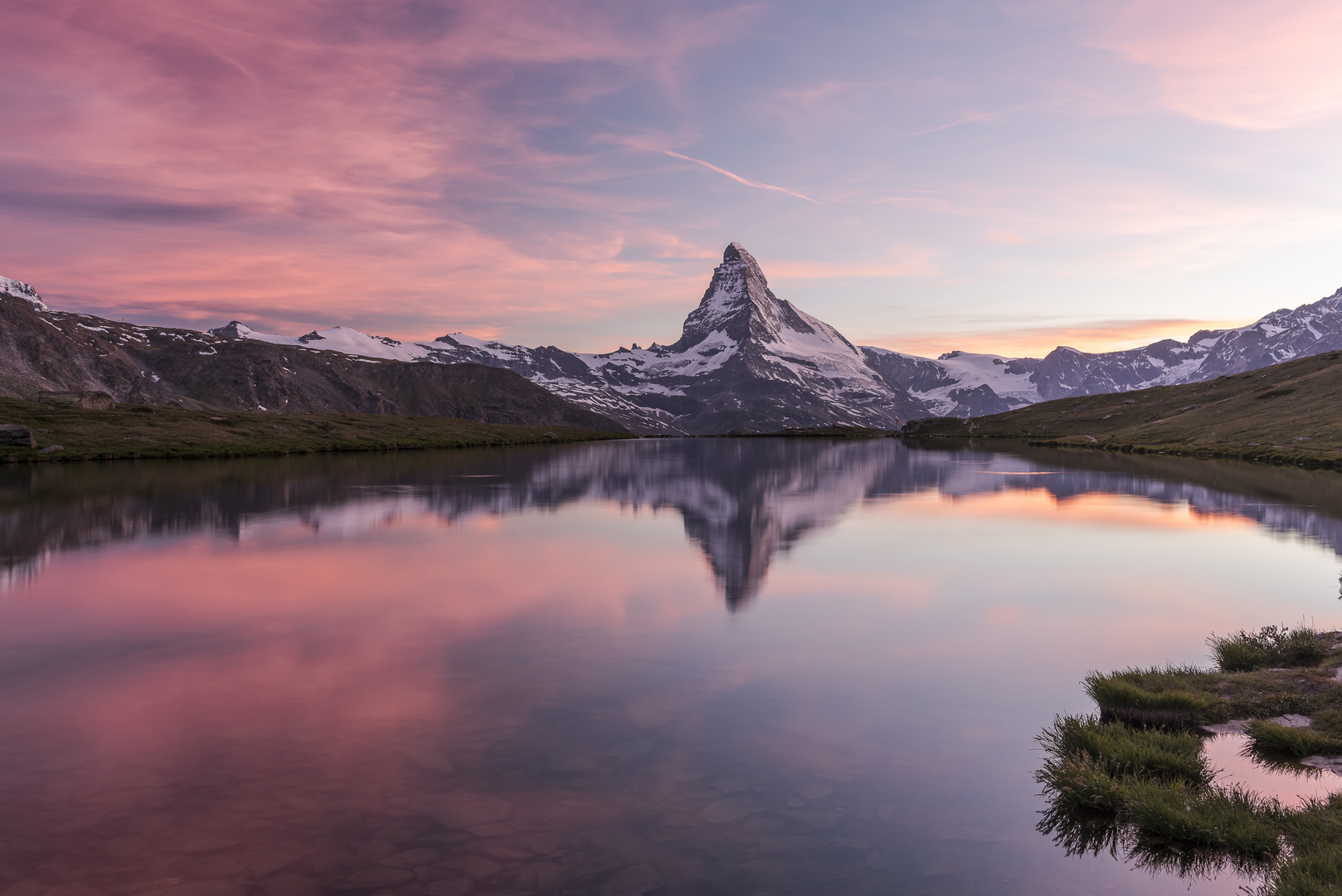 Matterhorn im Morgenrot 