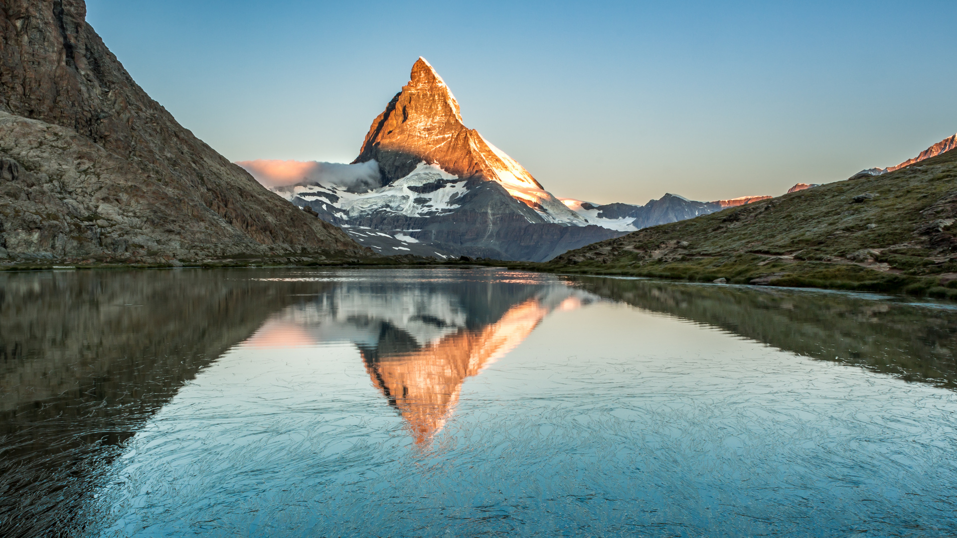 Matterhorn im Morgenrot